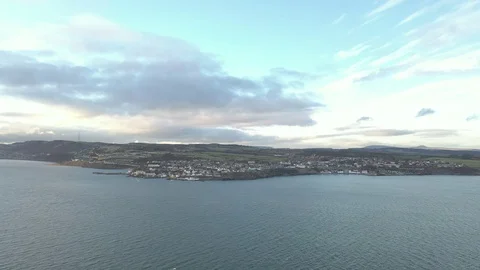 Kinghorn from the sea. Stock Footage 102572452
