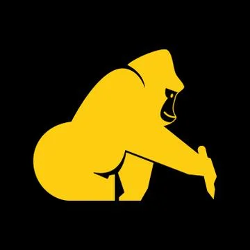 Kingkong creative logo Stock Illustration