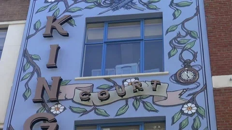 Kingley court Stock Footage 49969142