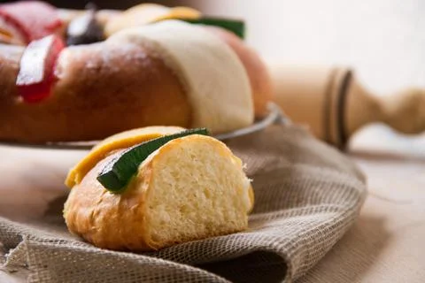 Kings day bread 库存照片