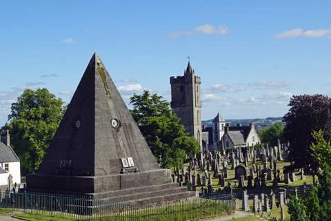 Kings Knot Haining Path Stirling Stock Photos