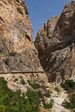 The king's path in navarra Foto stock