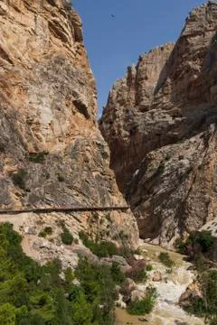 The king's path in navarra Stock Photos