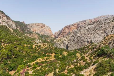 The king's path in navarra Stock Photos