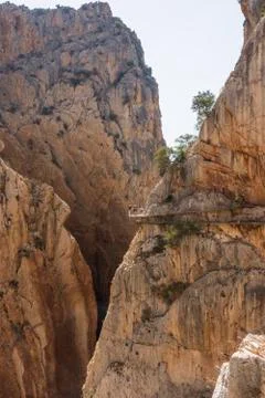 The king's path in navarra Stock Photos