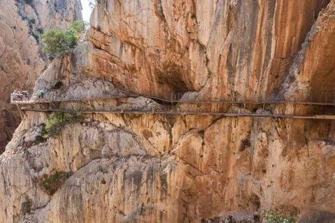 The king's path in navarra Stock Photos