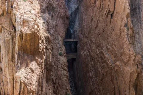 The king's path in navarra Stock Photos