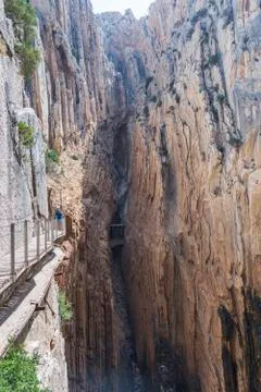 The king's path in navarra Stock Photos