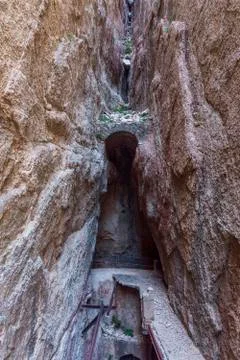 The king's path in navarra Stock Photos