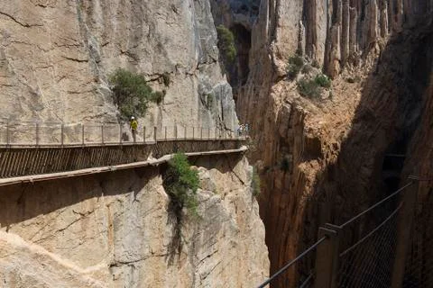 The king's path in navarra Stock Photos