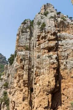 The king's path in navarra Stock Photos