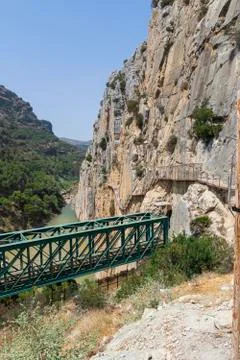 The king's path in navarra Stock Photos
