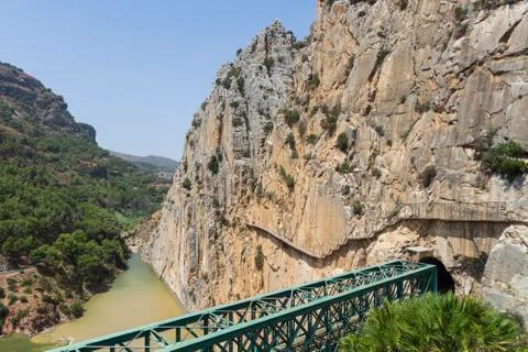 The king's path in navarra Stock Photos