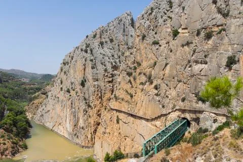 The king's path in navarra Stock Photos