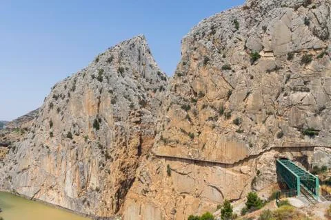The king's path in navarra Stock Photos
