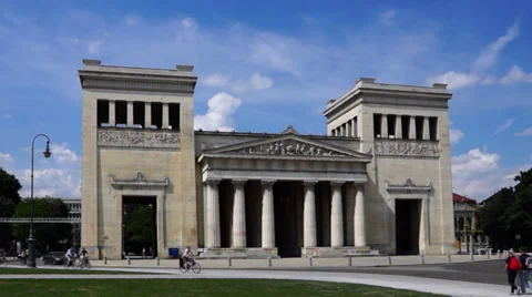 Kings square, munich, germany Stock-Footage 32710400