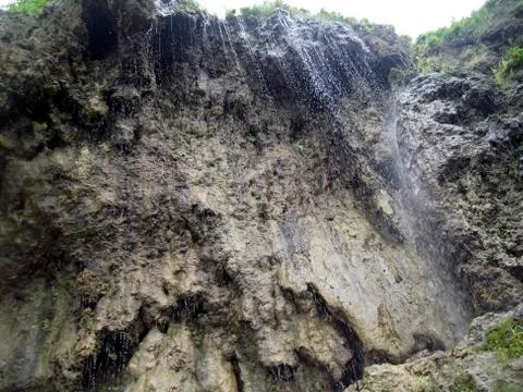 Kings' watrefall. 77 strings Stock Photos
