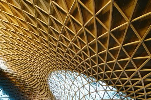 Kings X ceiling Stock Photos