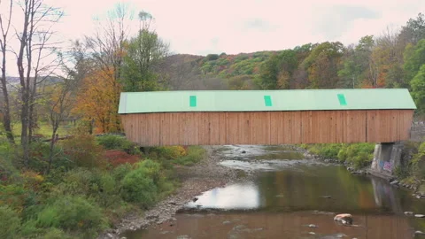 Kingsley Covered Bridge Stock-Footage 143599237