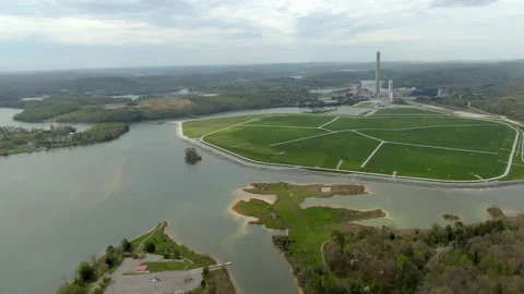 Kingston TVA Coal Plant Stock Footage 181577896