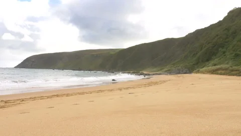 Kinnagoe Beach Sands 스톡 동영상 219980426
