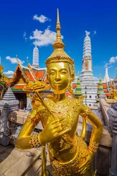 Kinnari statue Stock Photos