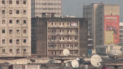 Kinshasa city Vídeos de archivo 146591839