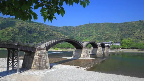 Kintaikyo Bridge Video stock 161835316