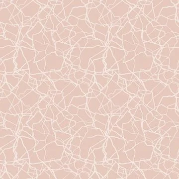 Kintsugi art seamless pattern of shards fragments with thin lines in trendy d Stock Illustration