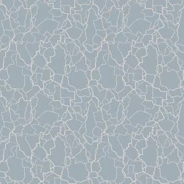 Kintsugi art seamless pattern of shards fragments with thin lines in trendy d Stock Illustration