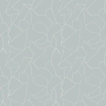 Kintsugi art seamless pattern of shards fragments with thin lines in trendy d Stock Illustration