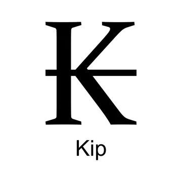 Kip icon. Element of currency for mobile concept and web apps. Detailed kip icon Illustrazione stock