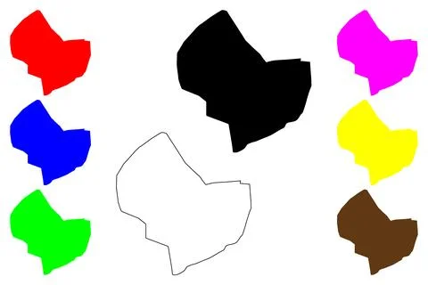 Kira city (Republic of Uganda) map vector illustration, scribble sketch Kira  Stock Illustration