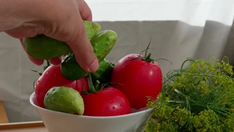 Kirby cucumbers Stock Footage 322776065