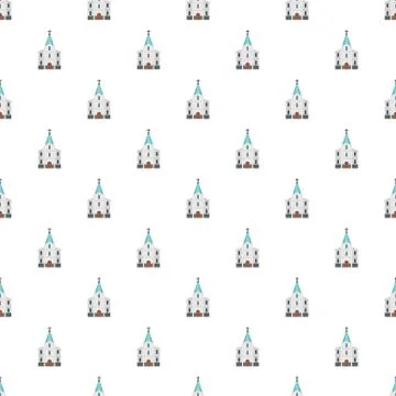 Kirche pattern seamless Stock Illustration