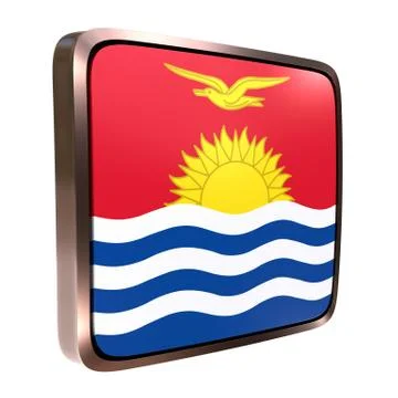 Kiribati flag icon Stock Illustration