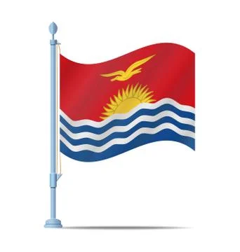 Kiribati flag Ilustración de archivo