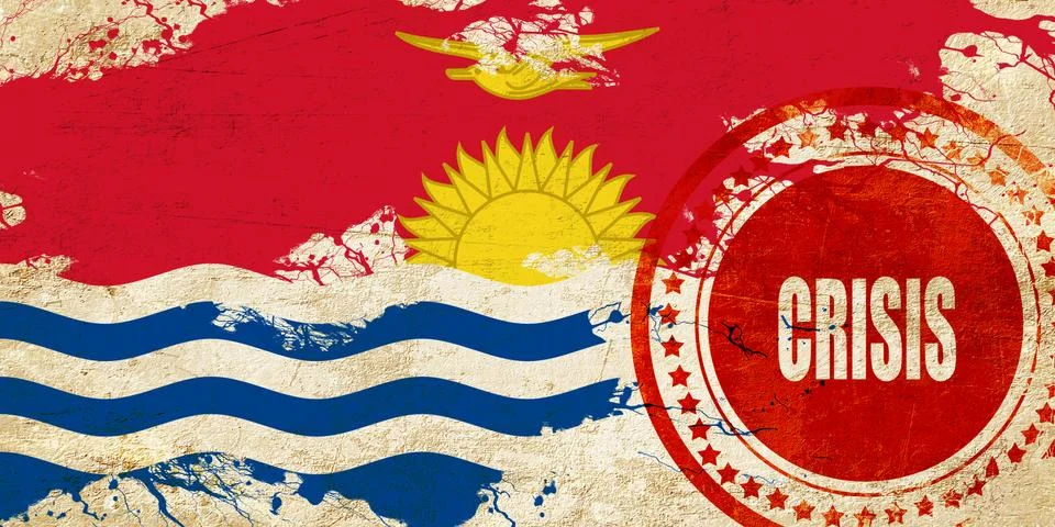 Kiribati flag Stock Illustration