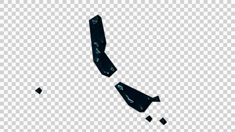 Kiribati Map Stock Illustration
