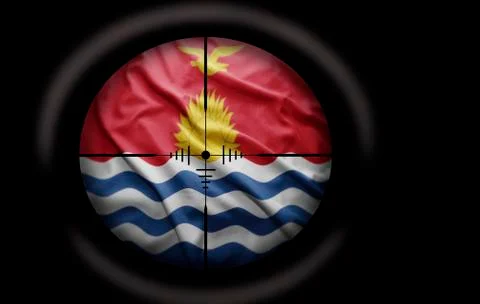 Kiribati target Stock Illustration