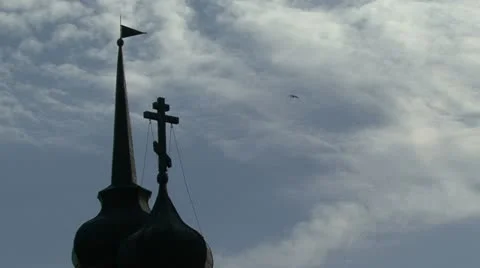 Kirillov monastery. Bird Stock Footage 17535120