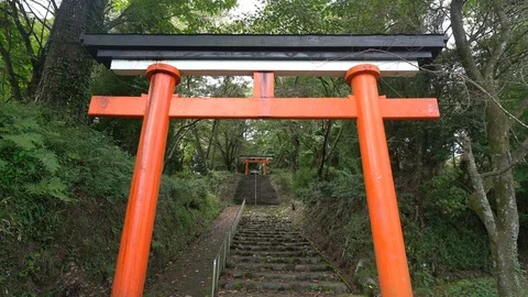 Kirishima shrines in Kyushu, Japan, Sept... | Stock Video | Pond5