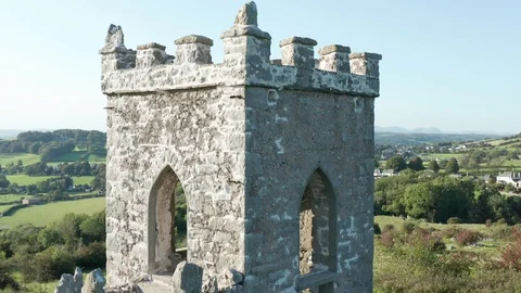 Kirkhead Tower Crane Up - 4K Video stock 116832105