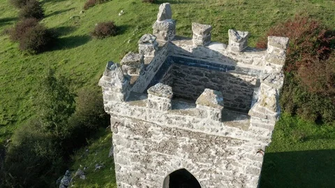 Kirkhead Tower - Crane Up - 4K Video stock 116832166