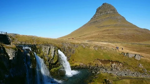 Kirkjufellsfoss Stock Footage 127004527