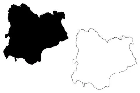 Kirklareli map vector.... Stock Illustration