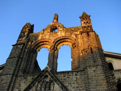 Kirkstall Abbey 06 Stock Photos