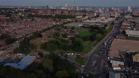 Kirkstall - Leeds City Centre Stock Footage 164497311