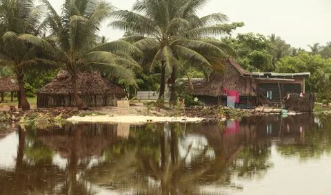 Kirtibati, Tararwa Island Stock Photos