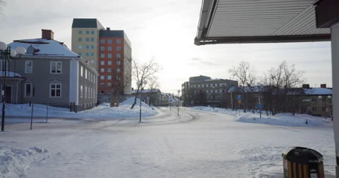 Kiruna on a winter day Video stock 220812235